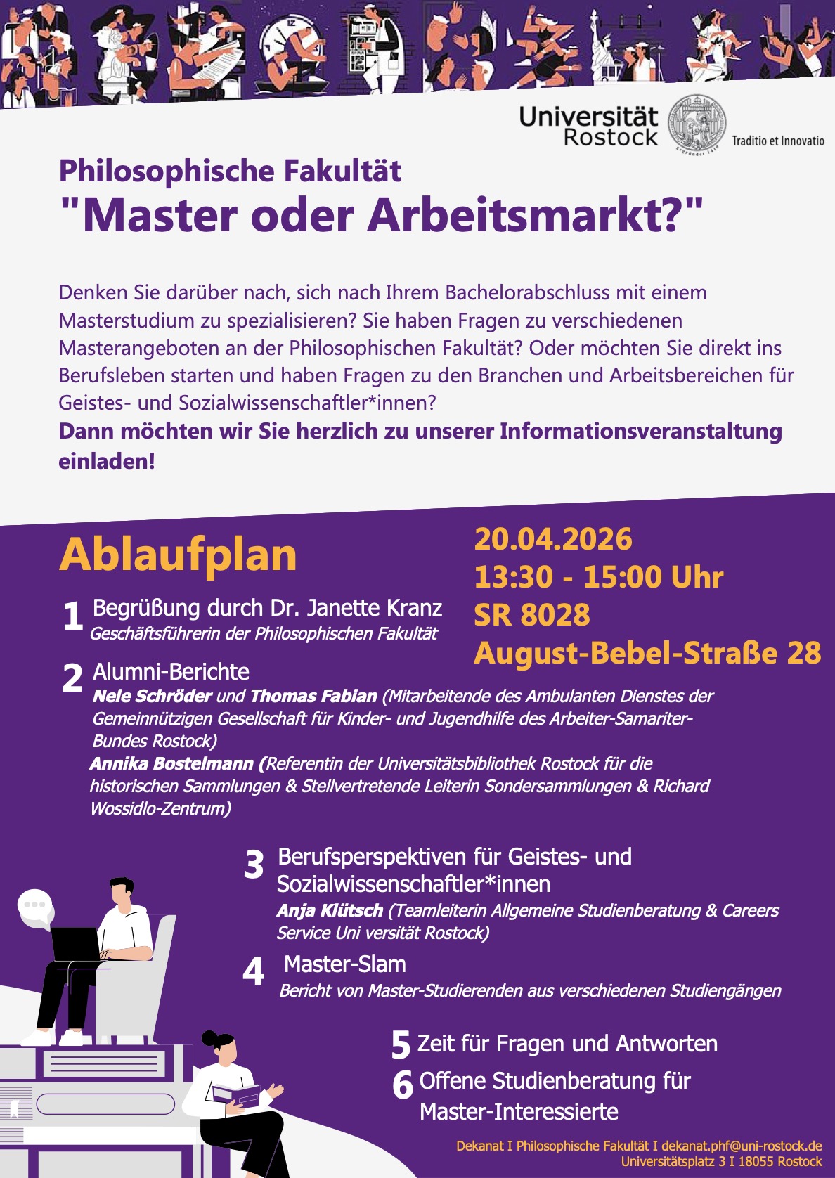 Master oder Arbeitsmarkt am 20.04.2026