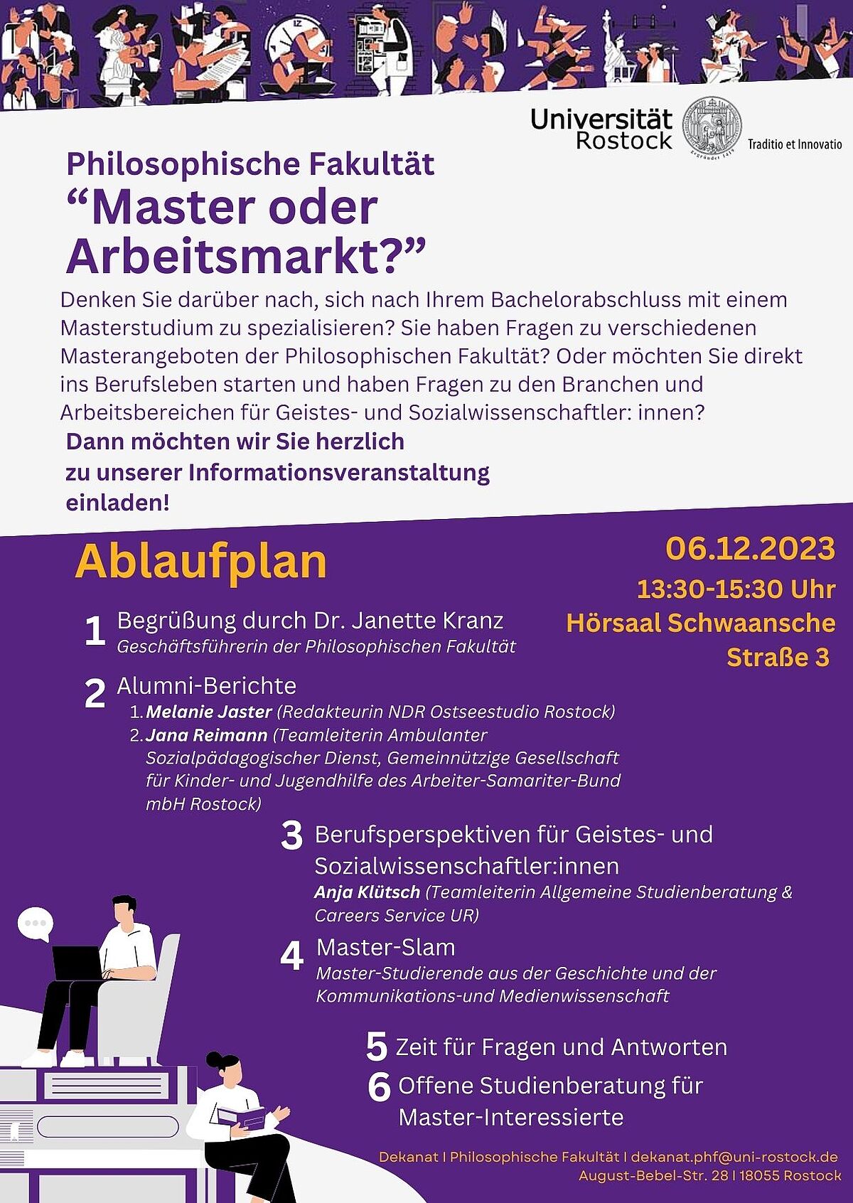 "Master oder Arbeitsmarkt?" am 06.12.2023